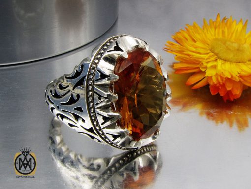 انگشتر زولتنایت مردانه دست ساز هنر استاد صانعی - کد 10309 - تصویر 6