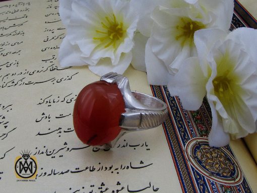 00 انگشتر عقیق یمن مردانه - کد 10356 - تصویر 6