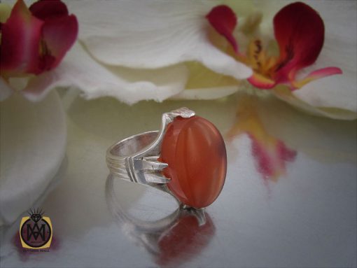 انگشتر عقیق یمن مردانه - کد 10379 - تصویر 6