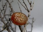 00 مدال عقیق یمن شرف الشمس با حکاکی یا حی یا قیوم - کد 3235 - تصویر 5