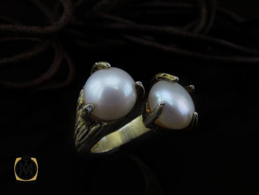 00 انگشتر مروارید اصل طرح پانیذ زنانه - کد 2150 - تصویر 6