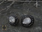 00 گوشواره الماس طرح ملکه زنانه - کد 5039 - تصویر 4