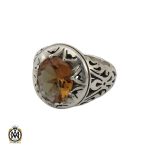 1 انگشتر زولتنایت مردانه دست ساز هنر استاد صانعی - کد 10308