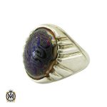 1 انگشتر حدید با حکاکی ان الحسین مصباح الهدی و سفینه النجاه مردانه - کد 10366