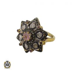 انگشتر الماس اصل طرح نگارا زنانه - کد 2171 انگشتر الماس اصل طرح نگارا زنانه - کد 2171