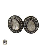 1-34 گوشواره الماس طرح ملکه زنانه - کد 5039