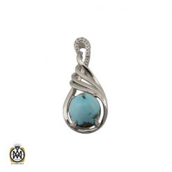 مدال فیروزه نیشابوری طرح تمنا زنانه کد 3194 مدال فیروزه نیشابوری طرح تمنا زنانه کد 3194