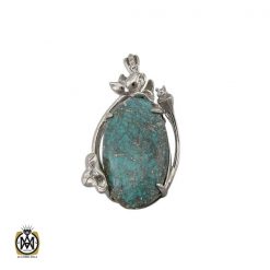 مدال فیروزه نیشابوری طرح آذین زنانه کد 3195 مدال فیروزه نیشابوری طرح آذین زنانه کد 3195