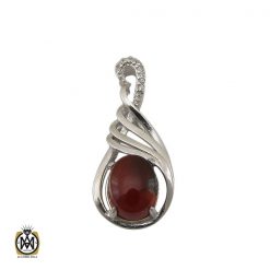 مدال عقیق یمن طرح حلیا زنانه - کد 3205 مدال عقیق یمن طرح حلیا زنانه - کد 3205