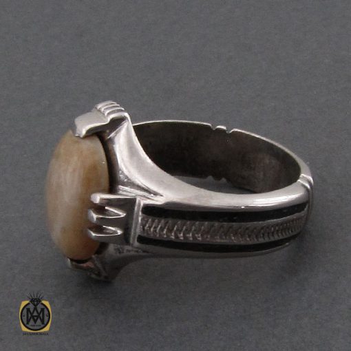 انگشتر اپال مردانه دست ساز - کد 10277 - تصویر 2