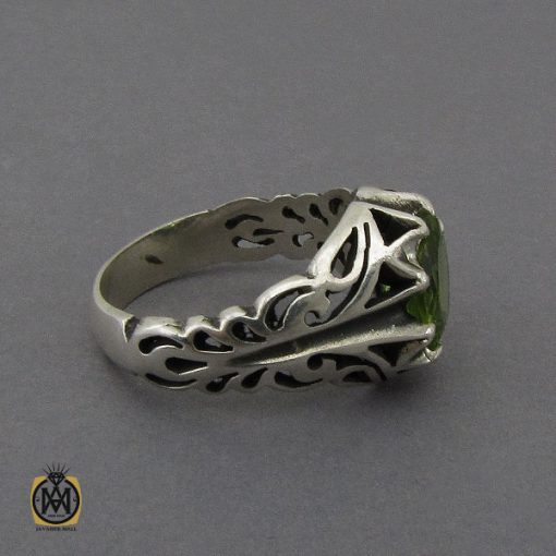 انگشتر زبرجد مردانه - کد 10287 - تصویر 2