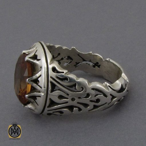 2 انگشتر زولتنایت مردانه دست ساز هنر استاد صانعی - کد 10308 - تصویر 2