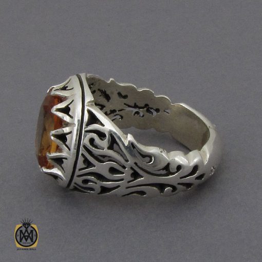 انگشتر زولتنایت مردانه دست ساز هنر استاد صانعی - کد 10312 - تصویر 3