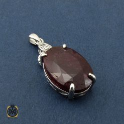 مدال یاقوت سرخ طرح آنیتا زنانه - کد 3217 مدال یاقوت سرخ طرح آنیتا زنانه - کد 3217