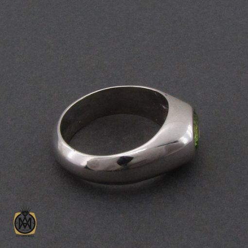 انگشتر زبرجد مرغوب مردانه دست ساز - کد 10329 - تصویر 2