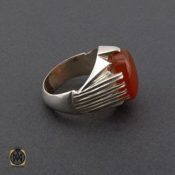 انگشتر عقیق یمن مردانه - کد 10344 انگشتر عقیق یمن مردانه - کد 10344