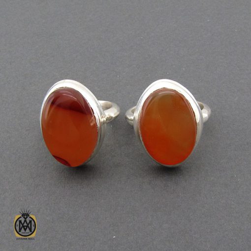 انگشتر عقیق یمن مردانه دست ساز - کد 10346 - تصویر 2