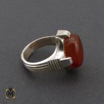 انگشتر عقیق یمن مردانه - کد 10350 - تصویر 2