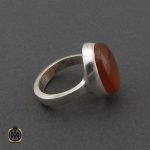 2 انگشتر عقیق یمن مردانه دست ساز - کد 10352 - تصویر 2