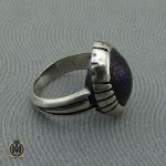 انگشتر حدید با حکاکی ان الحسین مصباح الهدی و سفینه النجاه مردانه - کد 10362 - تصویر 2