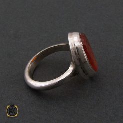 انگشتر عقیق یمن با حکاکی محمد نبی الرحمه مردانه - کد 10220 انگشتر عقیق یمن با حکاکی محمد نبی الرحمه مردانه - کد 10220