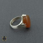 انگشتر عقیق یمن مردانه - کد 10379 - تصویر 2