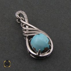 مدال فیروزه نیشابوری طرح تمنا زنانه کد 3194 مدال فیروزه نیشابوری طرح تمنا زنانه کد 3194