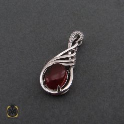 مدال عقیق یمن طرح حلیا زنانه - کد 3205 مدال عقیق یمن طرح حلیا زنانه - کد 3205