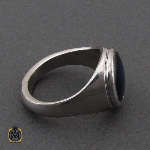 2 انگشتر یاقوت کبود استار مردانه - کد 10244 - تصویر 2