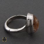 انگشتر کوارتز رُتایل مردانه دست ساز - کد 10261 - تصویر 2