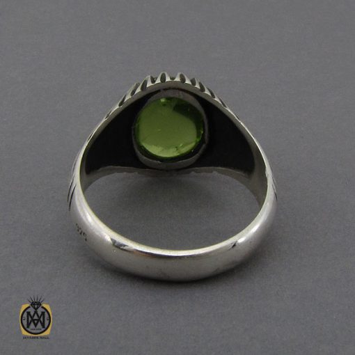 انگشتر زبرجد دامله مردانه - کد 10290 - تصویر 3