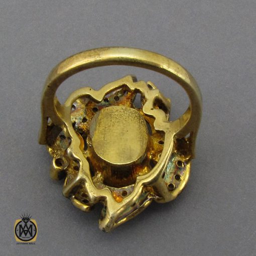 انگشتر الماس اصل طرح پرتو زنانه - کد 2146 - تصویر 3