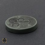 3 نگین یشم اصل و معدنی با حکاکی عین علی - کد 9056 - تصویر 3