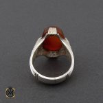 انگشتر عقیق یمن مردانه - کد 10350 - تصویر 3