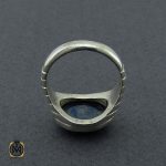 3 انگشتر حدید با حکاکی ان الله بالغ امره طرح صفوی مردانه - کد 10365 - تصویر 3