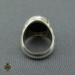 3 انگشتر حدید با حکاکی ان الحسین مصباح الهدی و سفینه النجاه مردانه - کد 10366 - تصویر 3