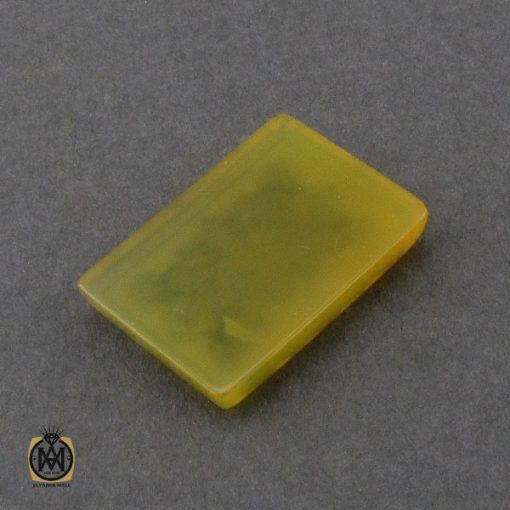 3 نگین عقیق زرد با حکاکی آیات اسم اعظم - کد 9065 - تصویر 3