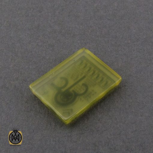 نگین عقیق زرد با حکاکی عین علی - کد 9066 - تصویر 3