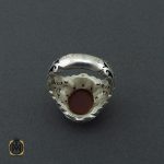 انگشتر عقیق یمن مردانه هنر دست استاد صانعی - کد 10395 - تصویر 3