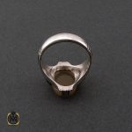 3 انگشتر عقیق یمن با حکاکی الله اکبر مردانه - کد 10225 - تصویر 3