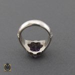 انگشتر آمتیست مرغوب مردانه هنر دست استاد باقرزاده - کد 10399 - تصویر 3