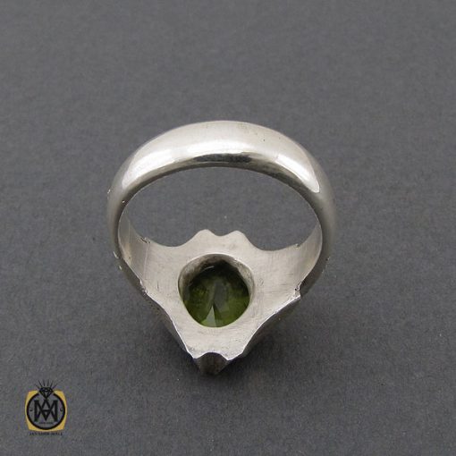 انگشتر زبرجد مردانه - کد 10405 - تصویر 3