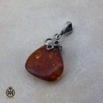 مدال کهربا لهستان طرح نینا زنانه - کد 3236 - تصویر 3