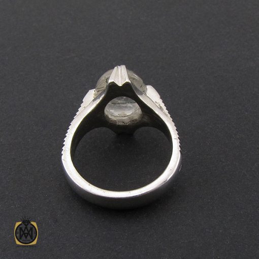 انگشتر کوارتز رُتایل مردانه دست ساز - کد 10203 - تصویر 3