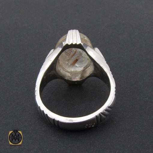 انگشتر کوارتز رُتایل مردانه دست ساز - کد 10199 - تصویر 3