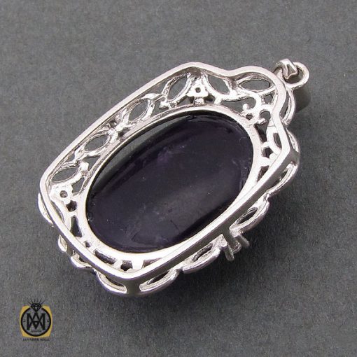 مدال آمتیست طرح ساتین زنانه - کد 3213 - تصویر 3