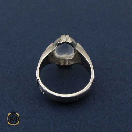 انگشتر دُر نجف مردانه دست ساز - کد 10206 - تصویر 3