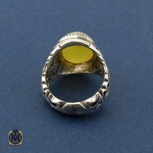 انگشتر اوپال شجر دست ساز مردانه شبکه ای  - کد 10208 - تصویر 3