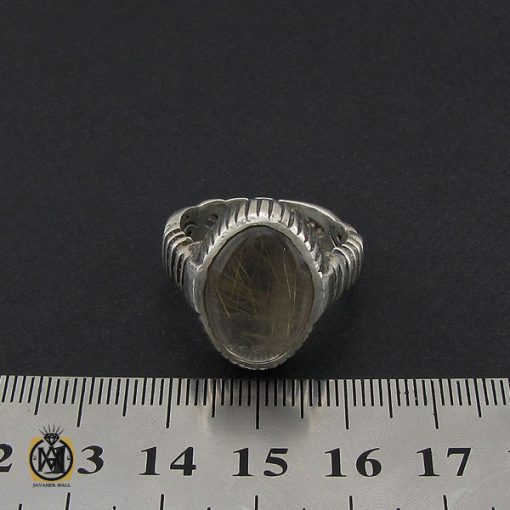 انگشتر کوارتز رُتایل مردانه - کد 10200 - تصویر 4