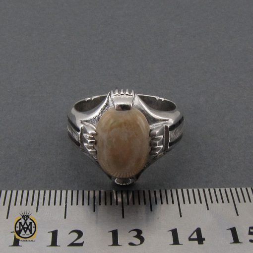 انگشتر اپال مردانه دست ساز - کد 10277 - تصویر 4